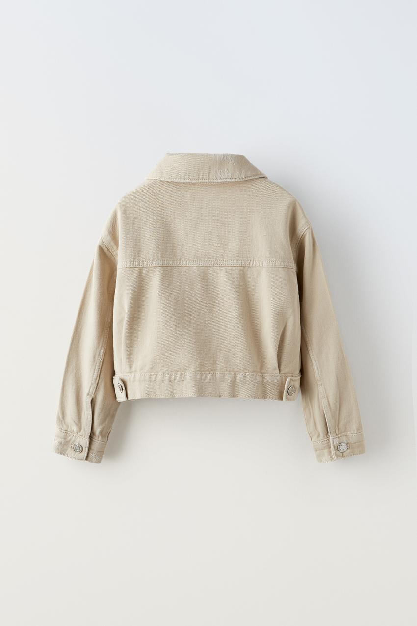 H&m cropped on sale denim jacket