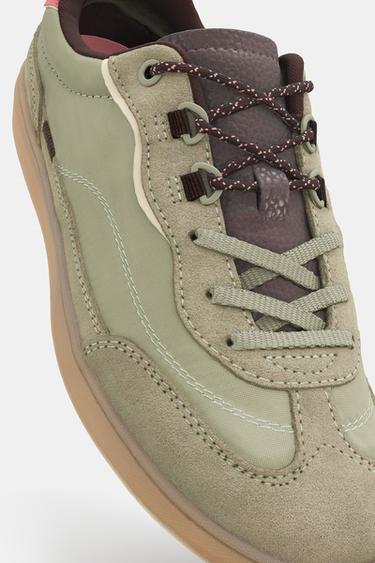 CONTRAST TRAINERS - Khaki Green by Zara - Image 3