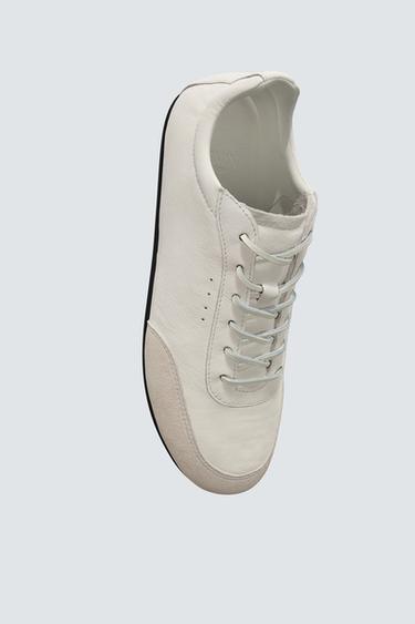LEREN SNEAKERS LIMITED EDITION - Wit van Zara - Afbeelding 0