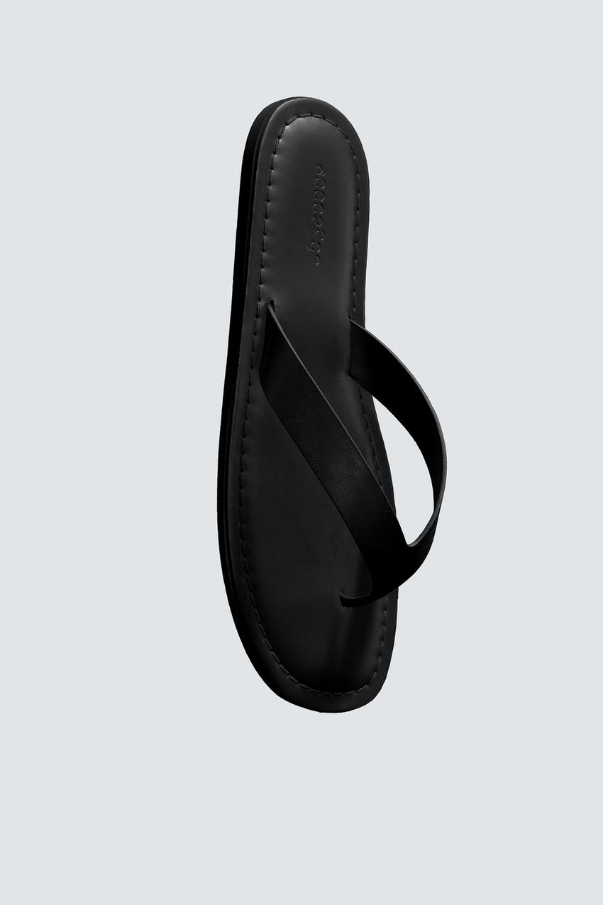STRAPPY LEATHER SANDALS