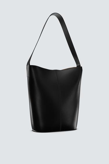 КОЖАНАЯ СУМКА-ШОПЕР LIMITED EDITION — Черный от Zara — изображение 0