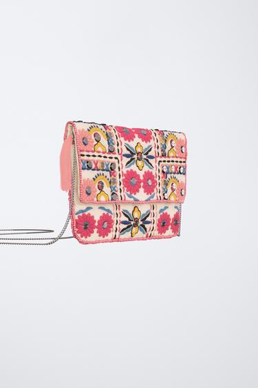 SAC BANDOULIÈRE MIROIRS - Blanc écru de Zara - Image 1