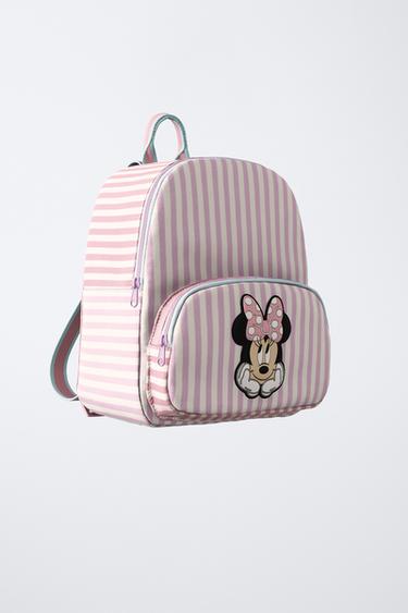MINNIE MOUSE © DISNEY STRIPE BACKPACK - Pink by Zara - Image 1