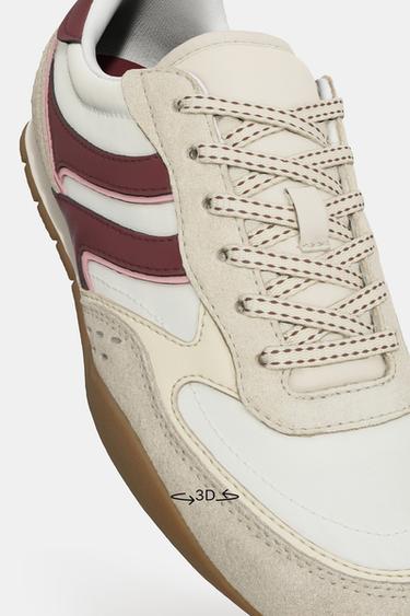 BASKETS - Blanc écru de Zara - Image 7