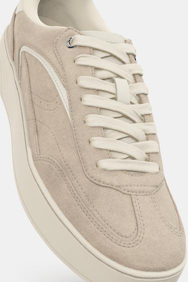 SOFT TRAINERS - Sand Brown by Zara - Image 7