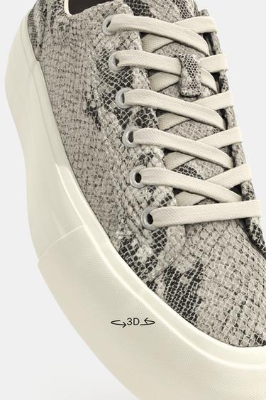 TENNIS À IMPRIMÉ ANIMALIER - Serpent de Zara - Image 6