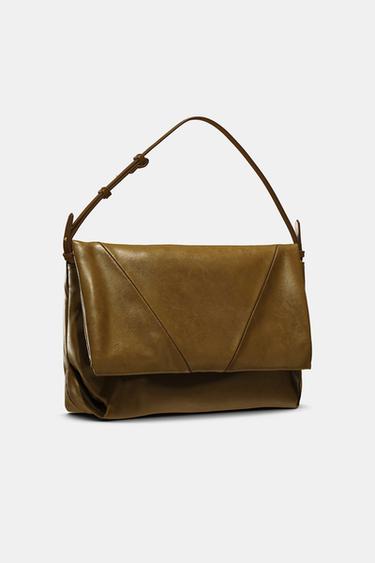 OBLONG CROSSBODY CLUTCH - Green by Zara - Image 6