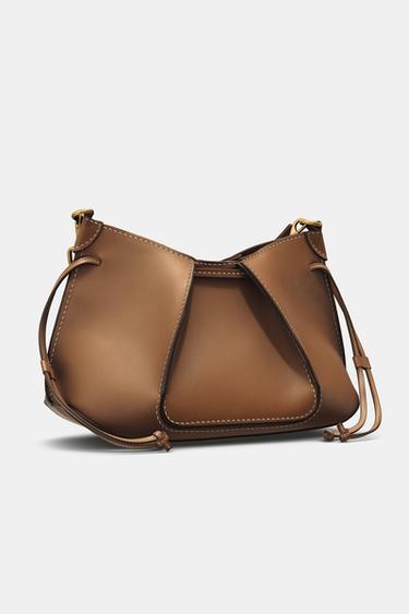 MINI PLEATED BAG - Dark tan de Zara - Image 5