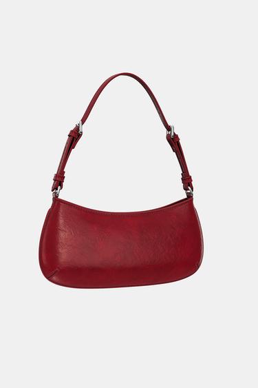 SAC EFFET CRAQUELÉ - Rouge de Zara - Image 6