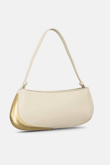 SAC PORTÉ ÉPAULE DÉTAIL MÉTALLIQUE 50E ANNIVERSAIRE - blanc de Zara - Image 4