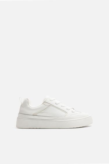 MAXI LACE CHUNKY TRAINERS - White by Zara