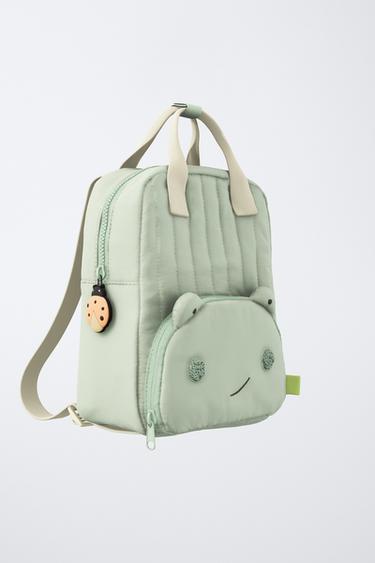 SAC À DOS GRENOUILLE - Vert de Zara - Image 1