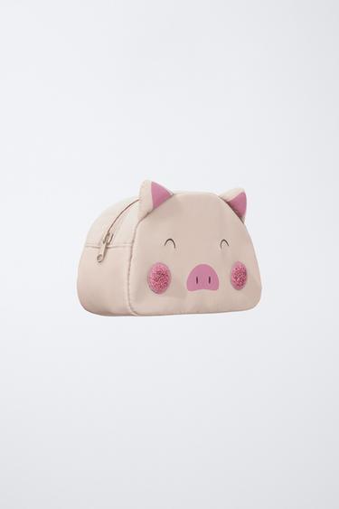 PIGGY TOILETRY BAG - Pink by Zara - Image 1