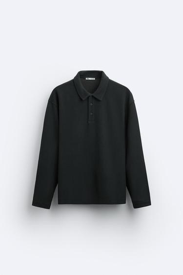 Polo manica shop lunga bambino zara