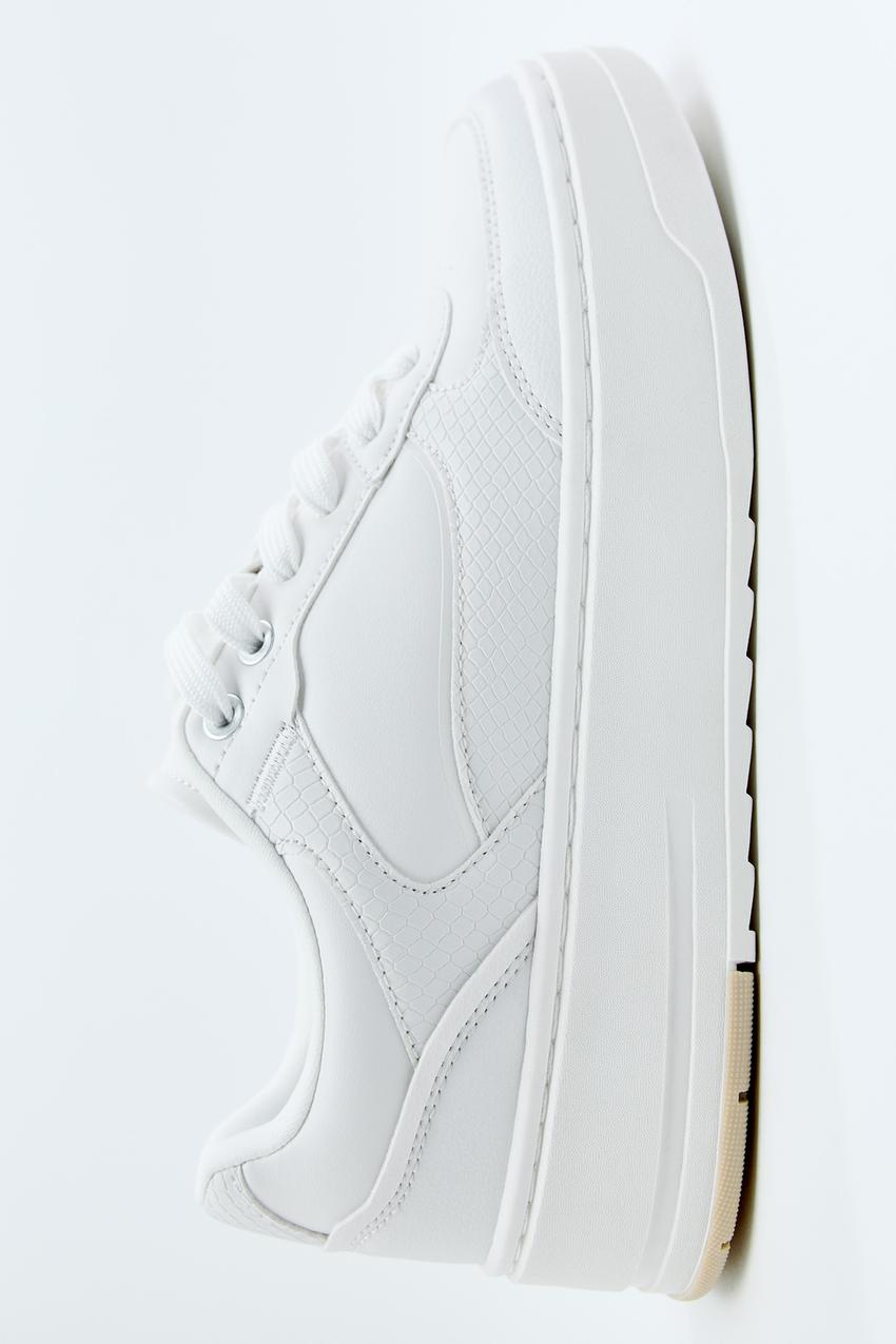 Basket blanche best sale zara femme