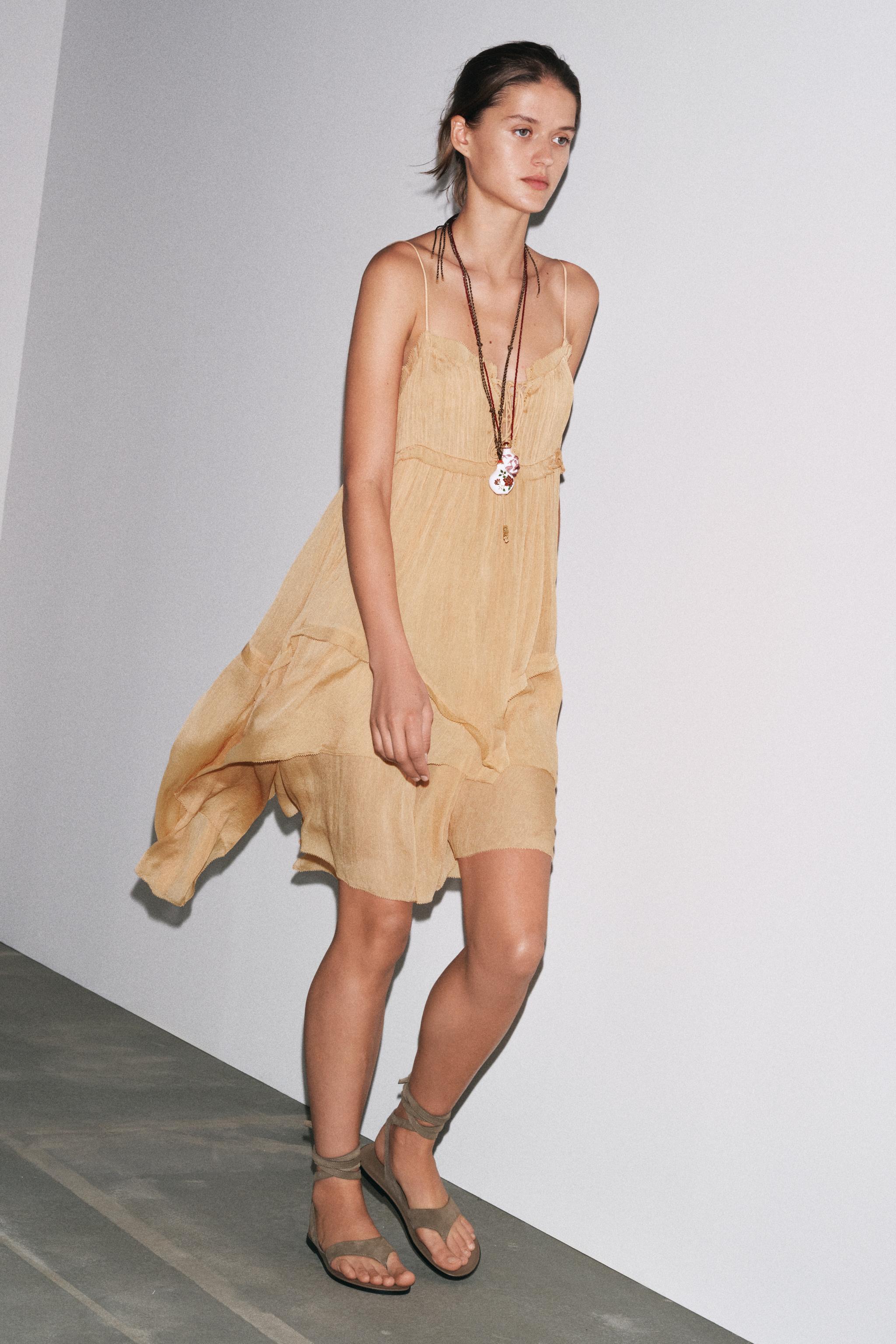 ZW COLLECTION ASYMMETRIC RUFFLED DRESS