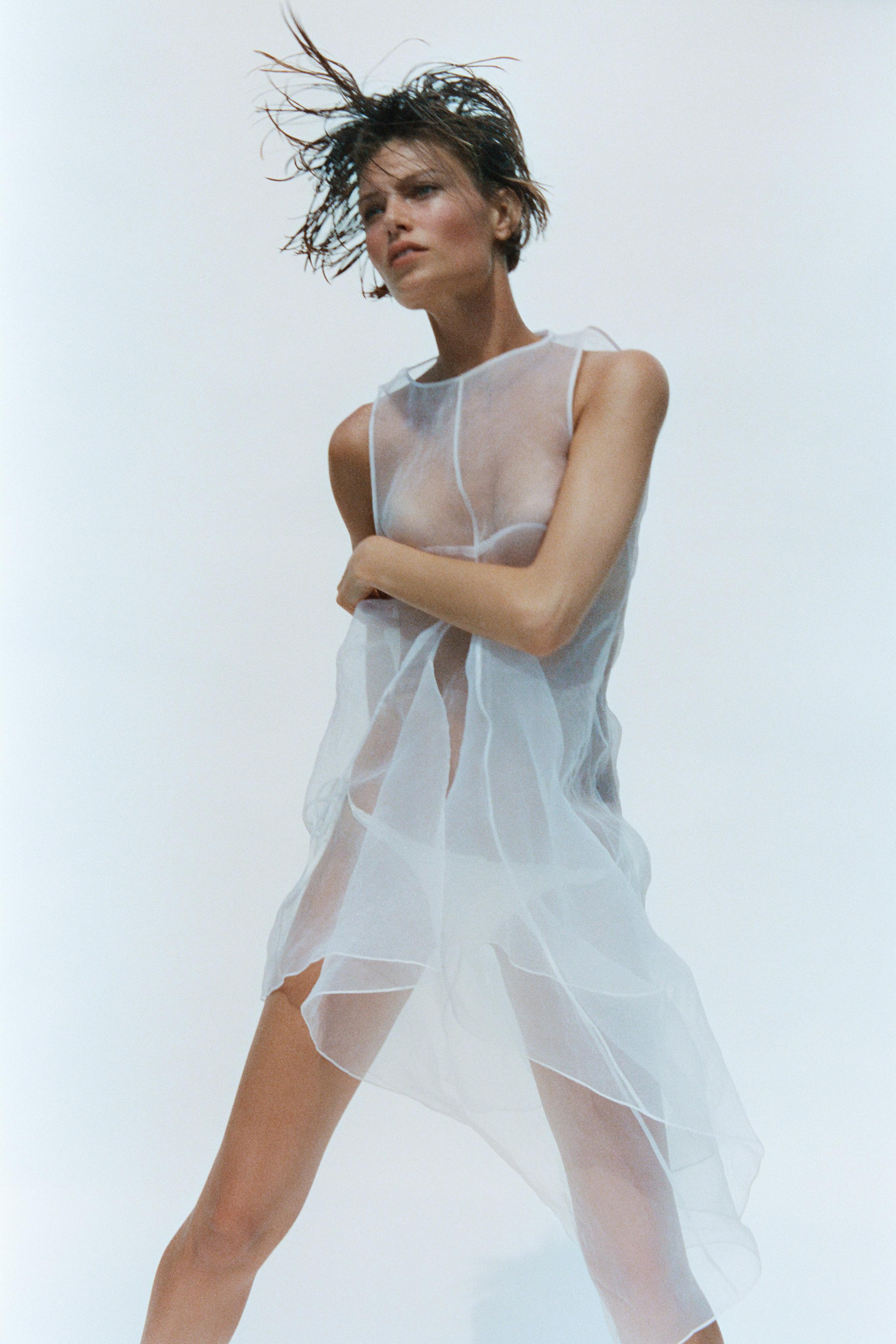 ZW COLLECTION VOLUMINOUS ORGANZA DRESS