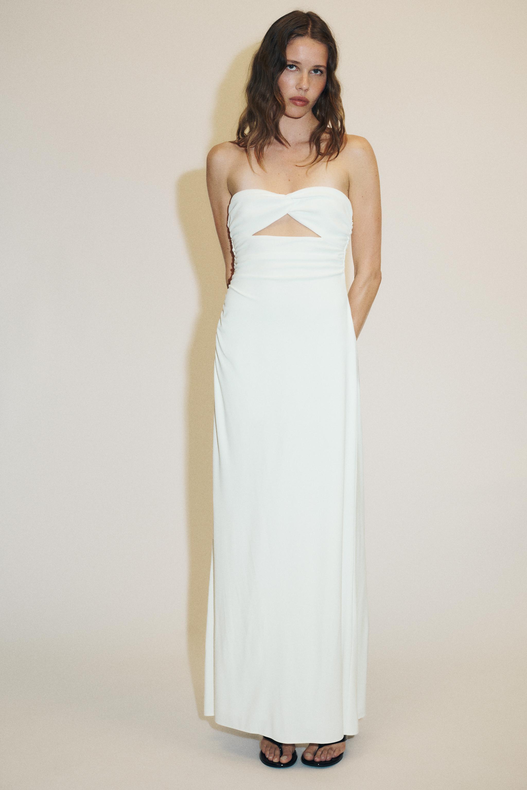 LONG CUT-OUT DRESS