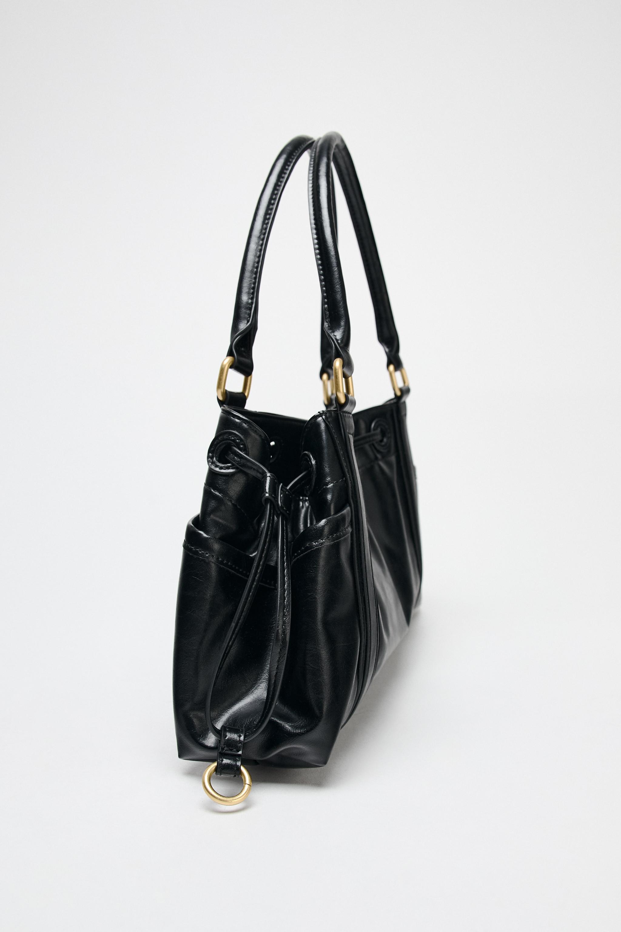 셔링 디테일 숄더백 6216510 | ZARA | 페칭 FETCHING