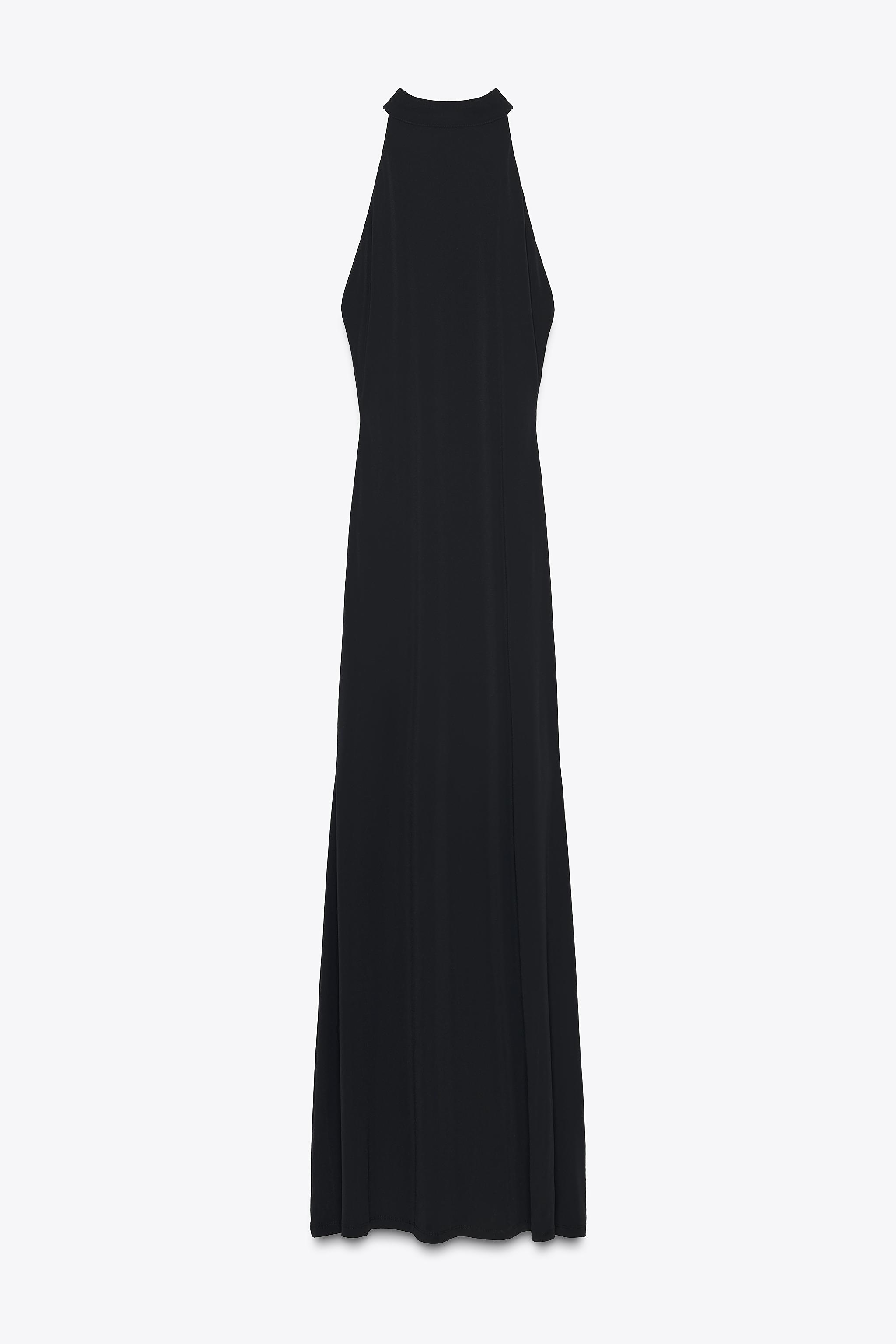 HALTER OPEN BACK MAXI DRESS