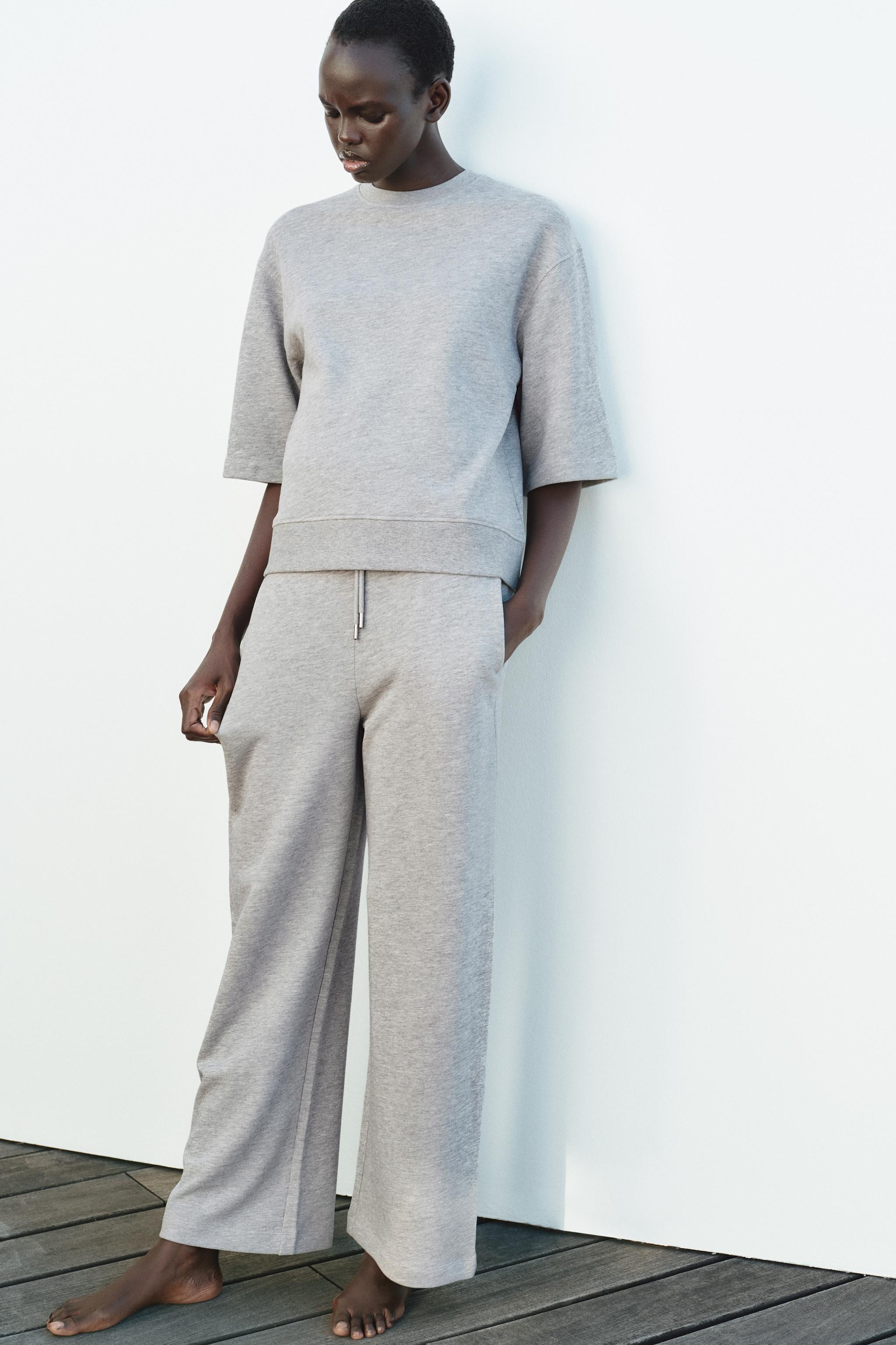 FADED-EFFECT OVERSIZE SWEATSHIRT