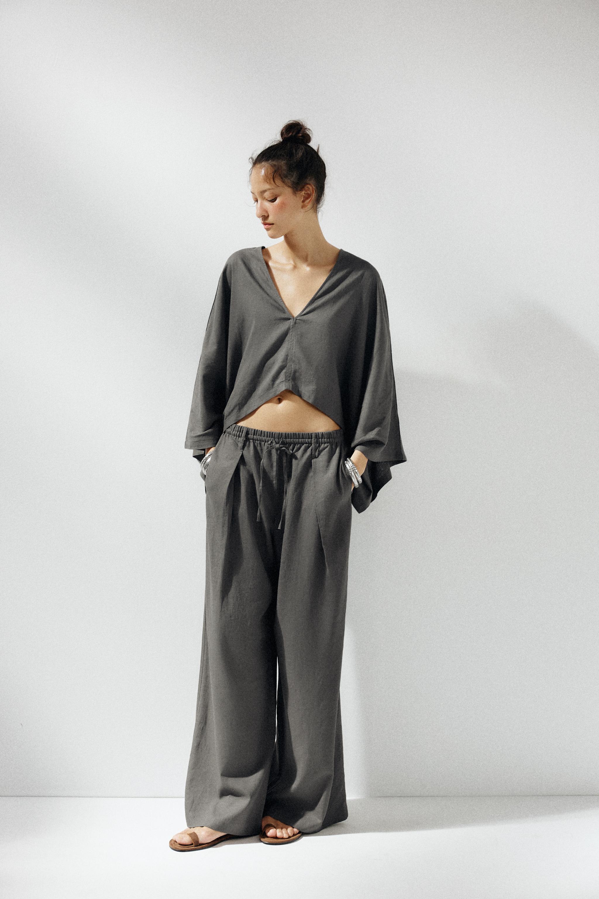 ASYMMETRIC CAPE KIMONO