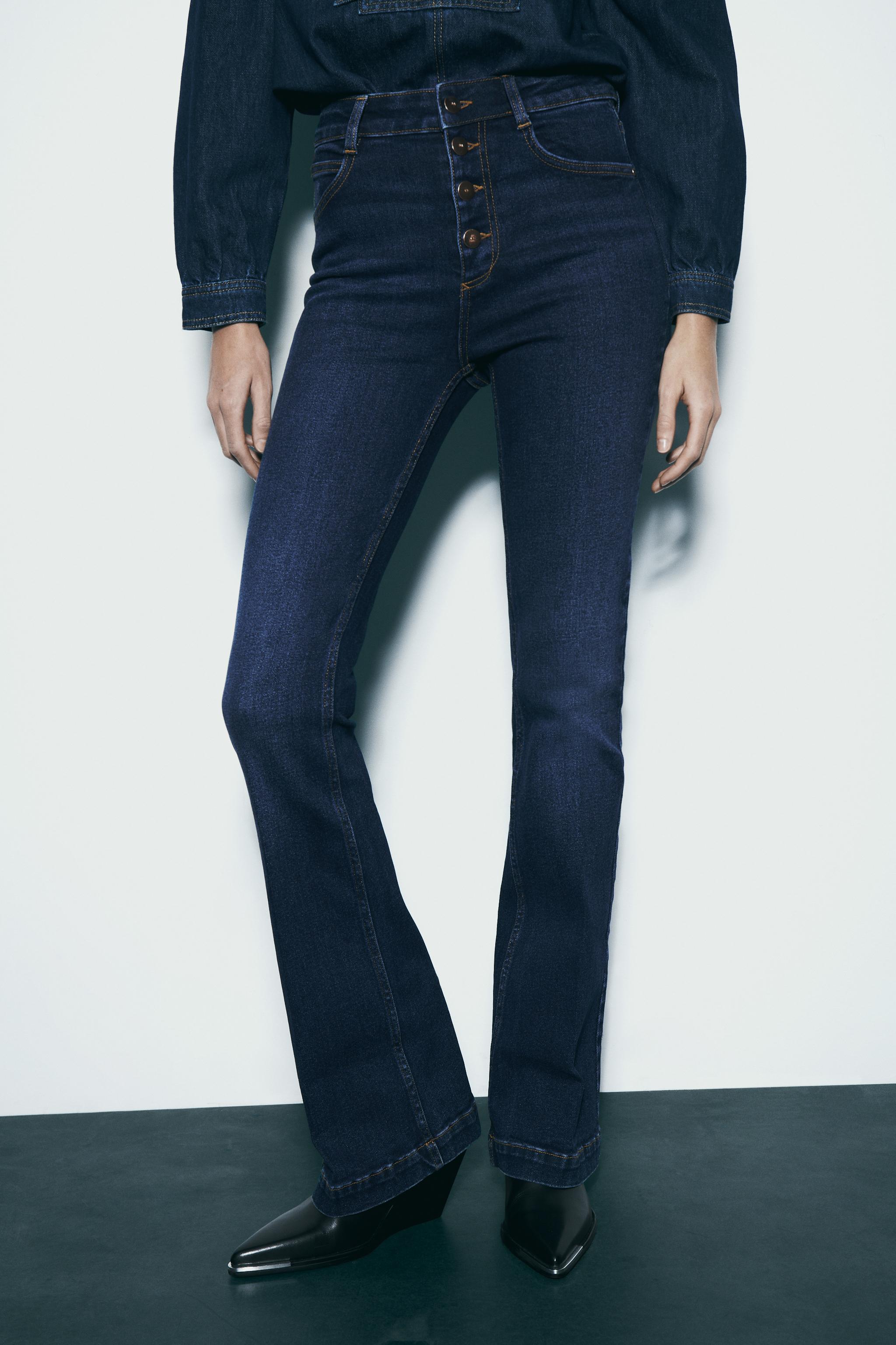 Calças jeans flare femininas