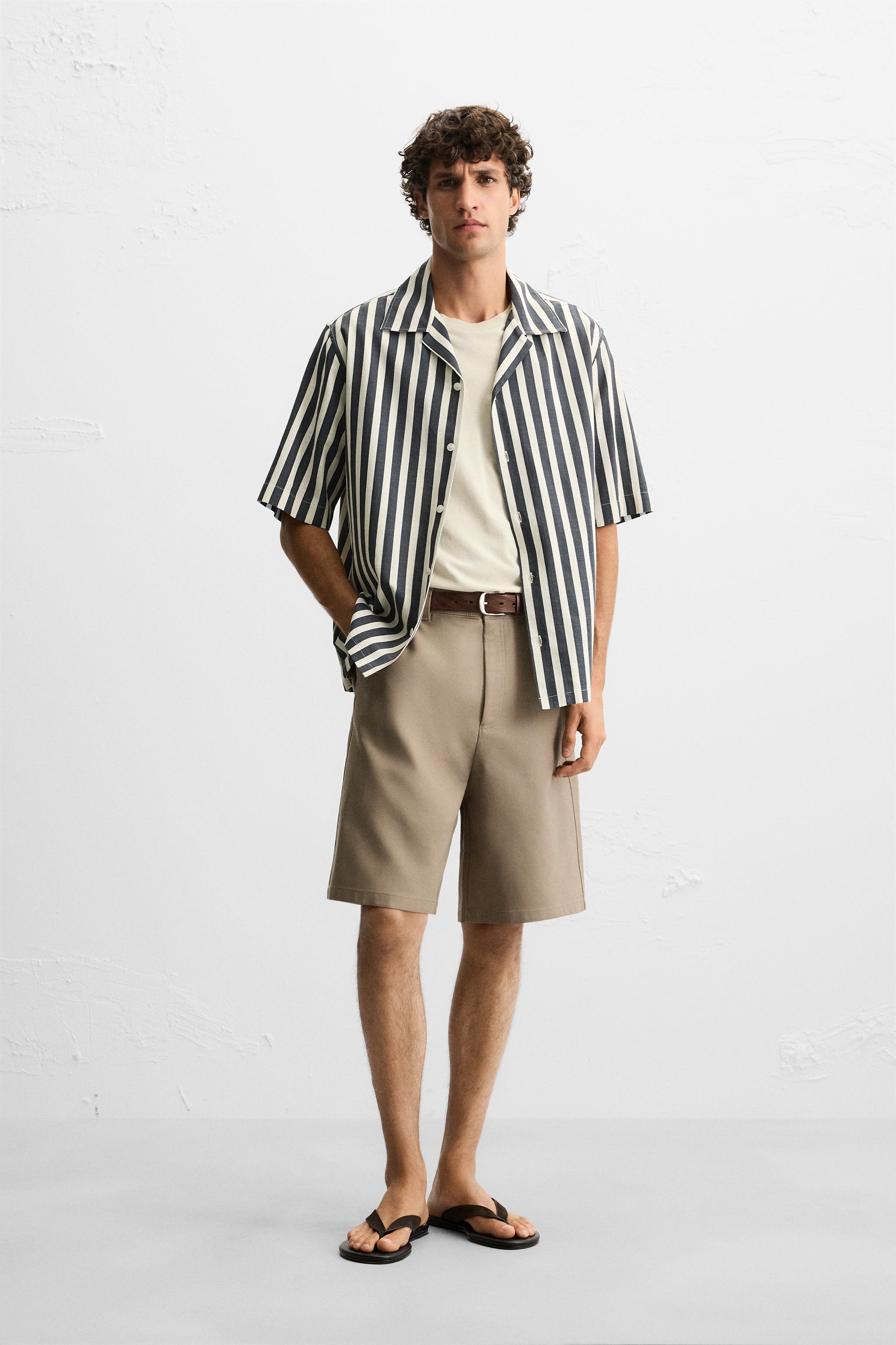 STRIPED TEXTURED SHIRT