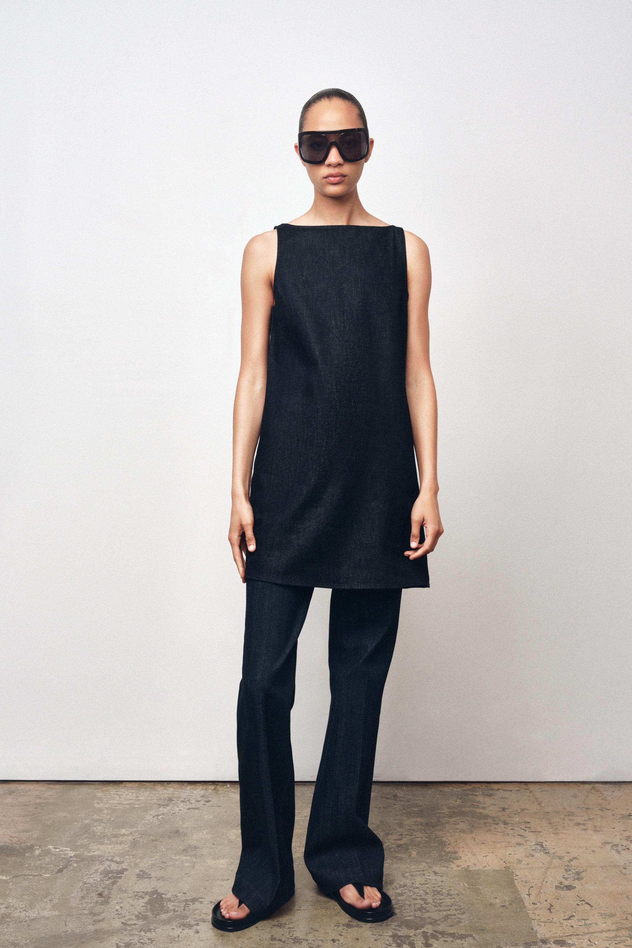 ZW COLLECTION SHORT DENIM DRESS