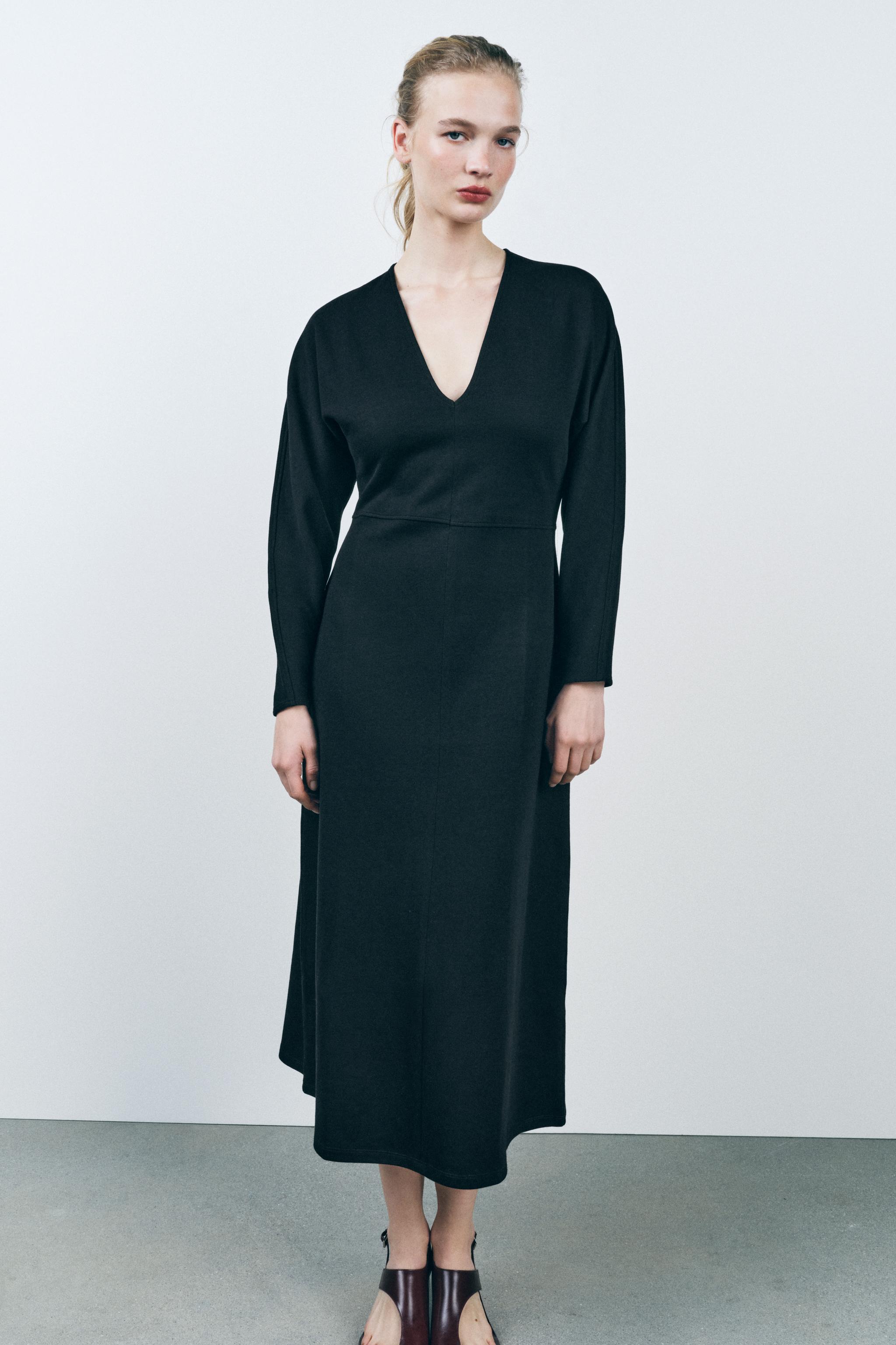 INTERLOCK MIDI DRESS