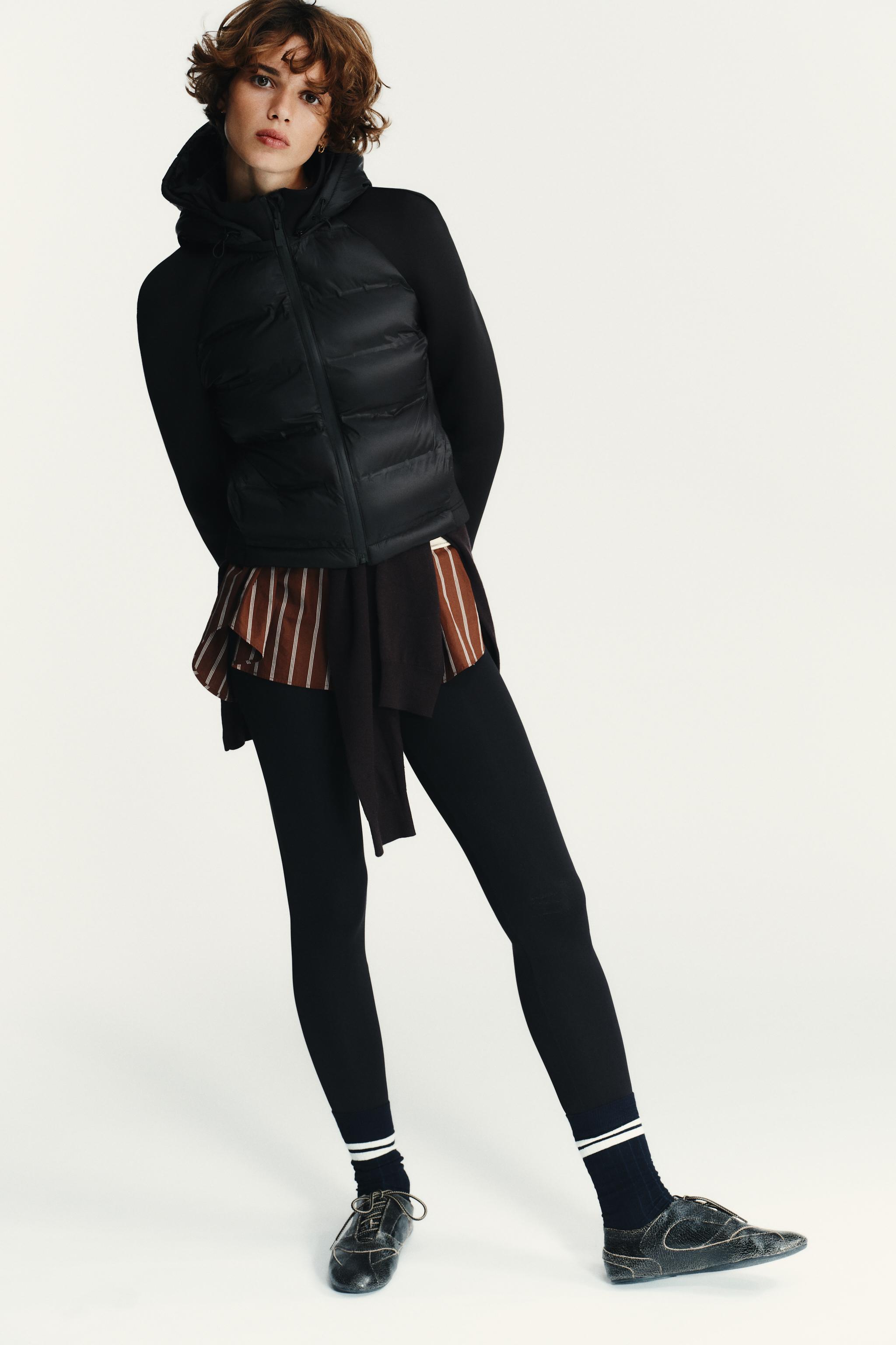 DETACHABLE HOOD QUILTED JACKET