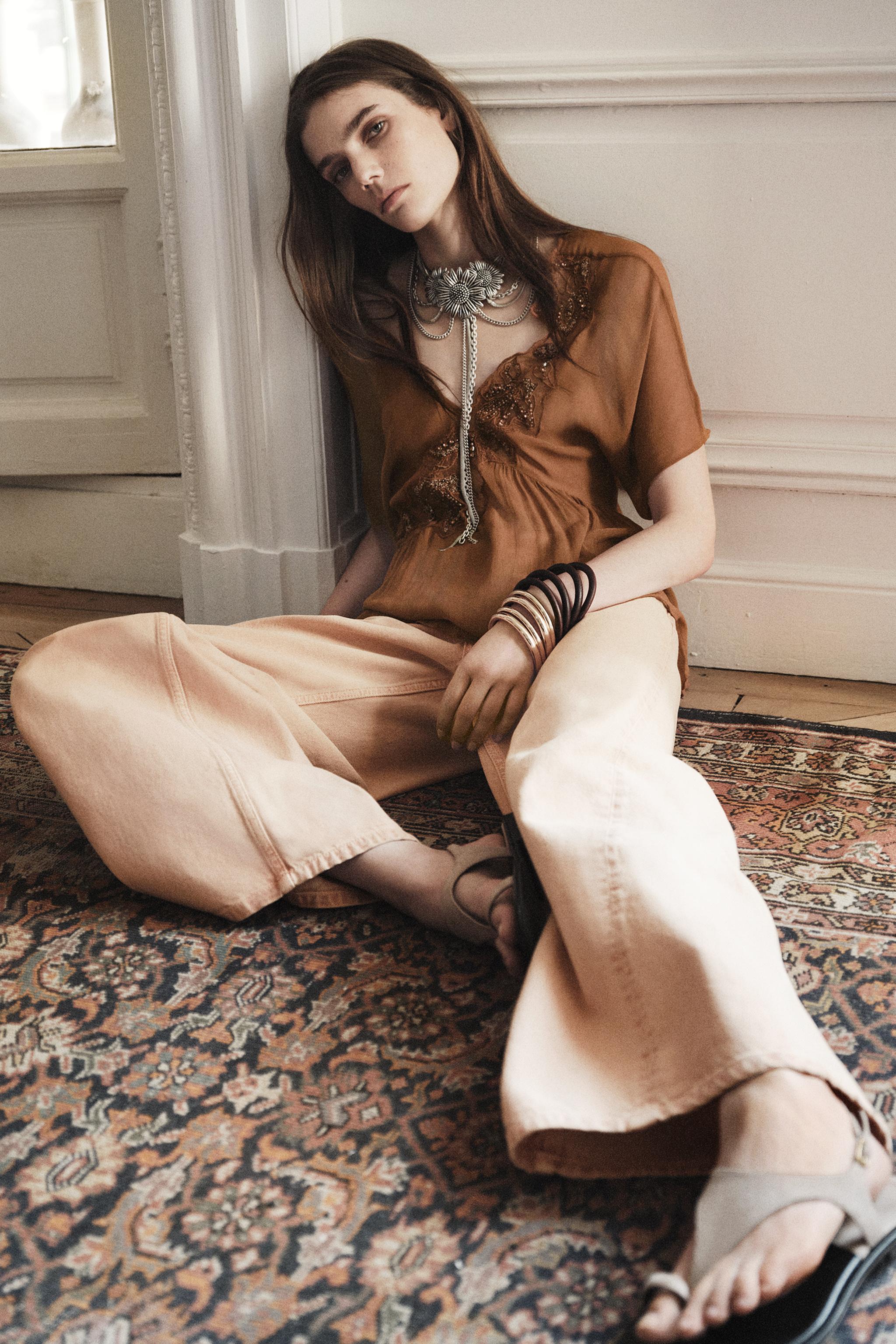 ZW COLLECTION TOP WITH EMBROIDERY