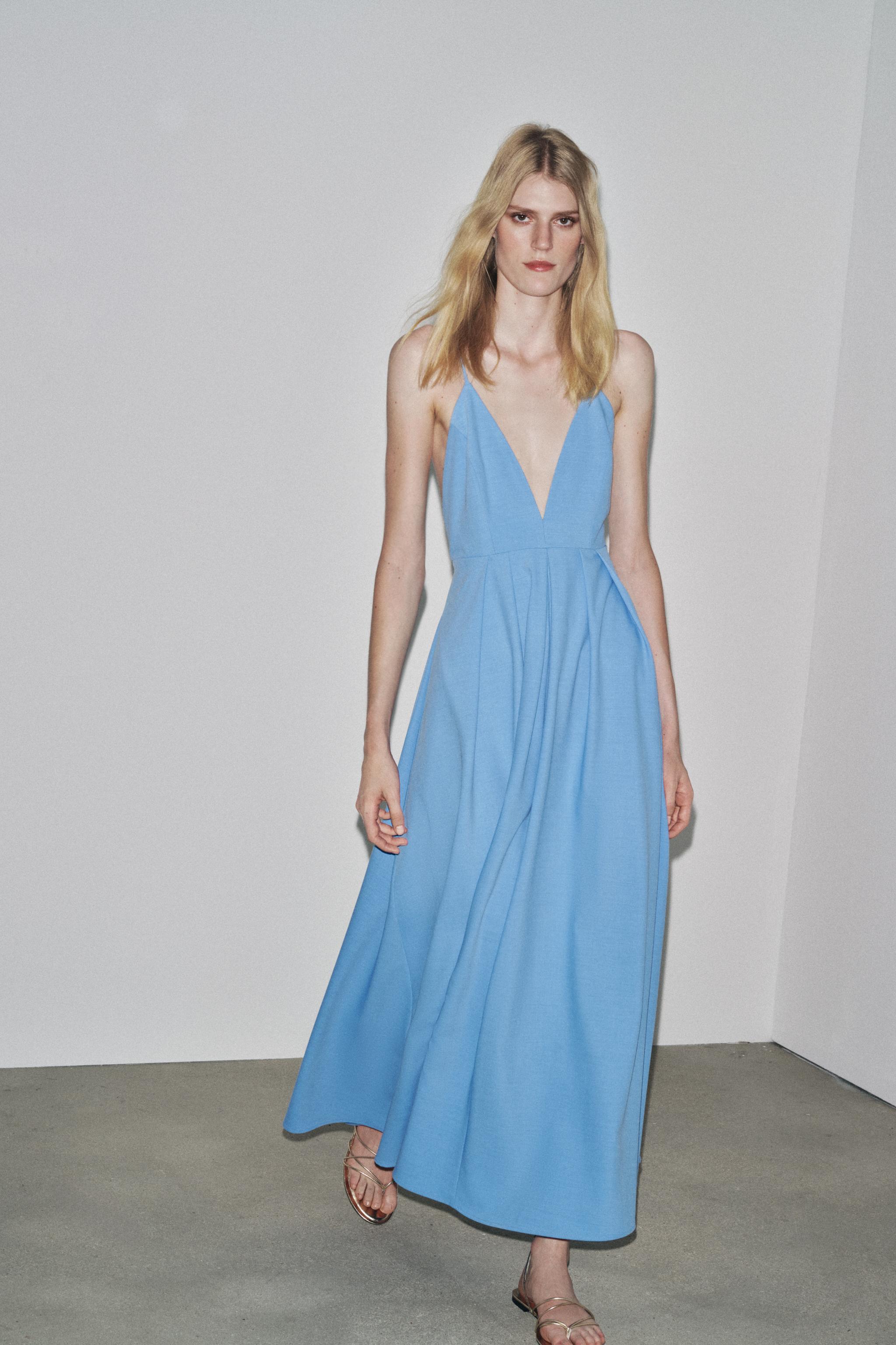 ZW COLLECTION LONG DRESS WITH TIES