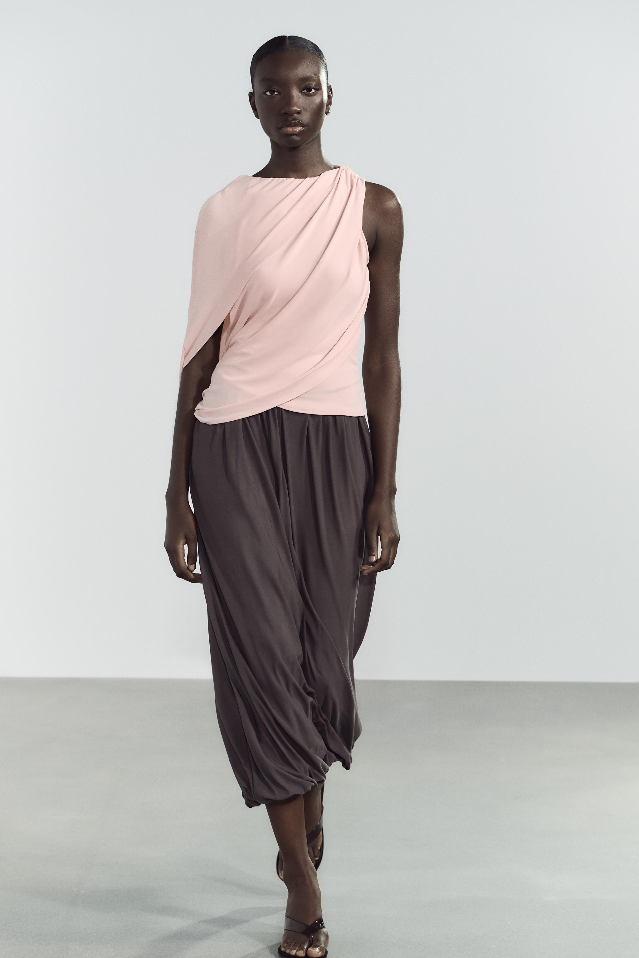 LAYERED DRAPED TOP