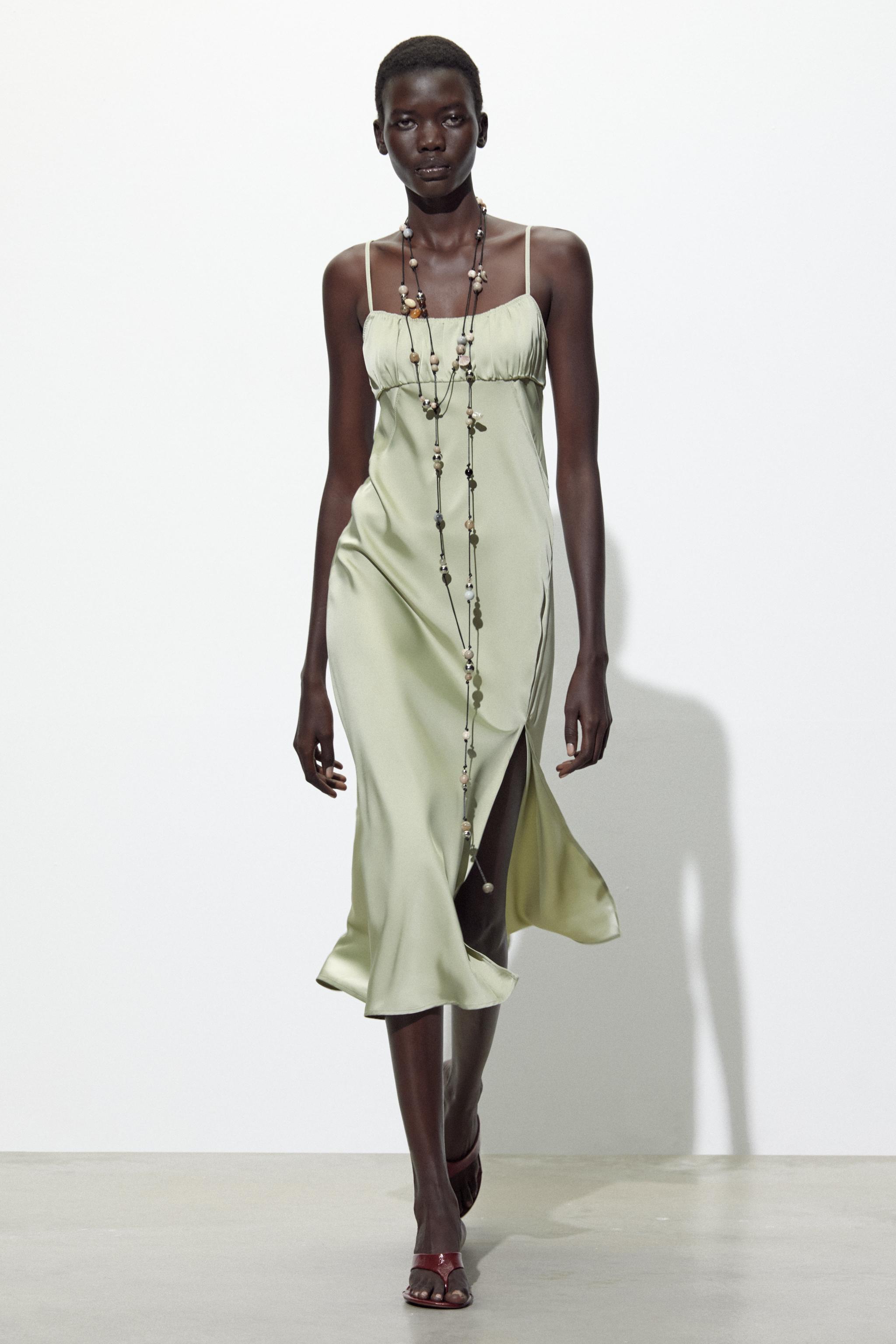 SATIN SLIP DRESS