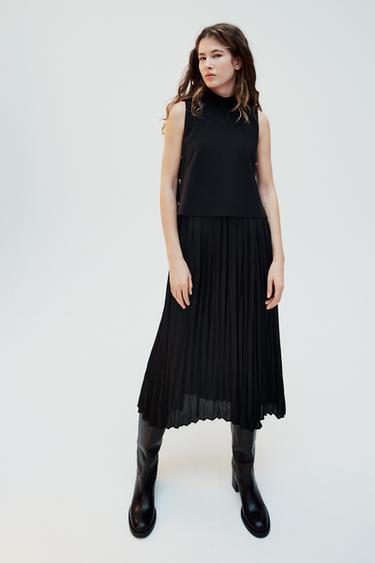 Robe hotsell plissée zara