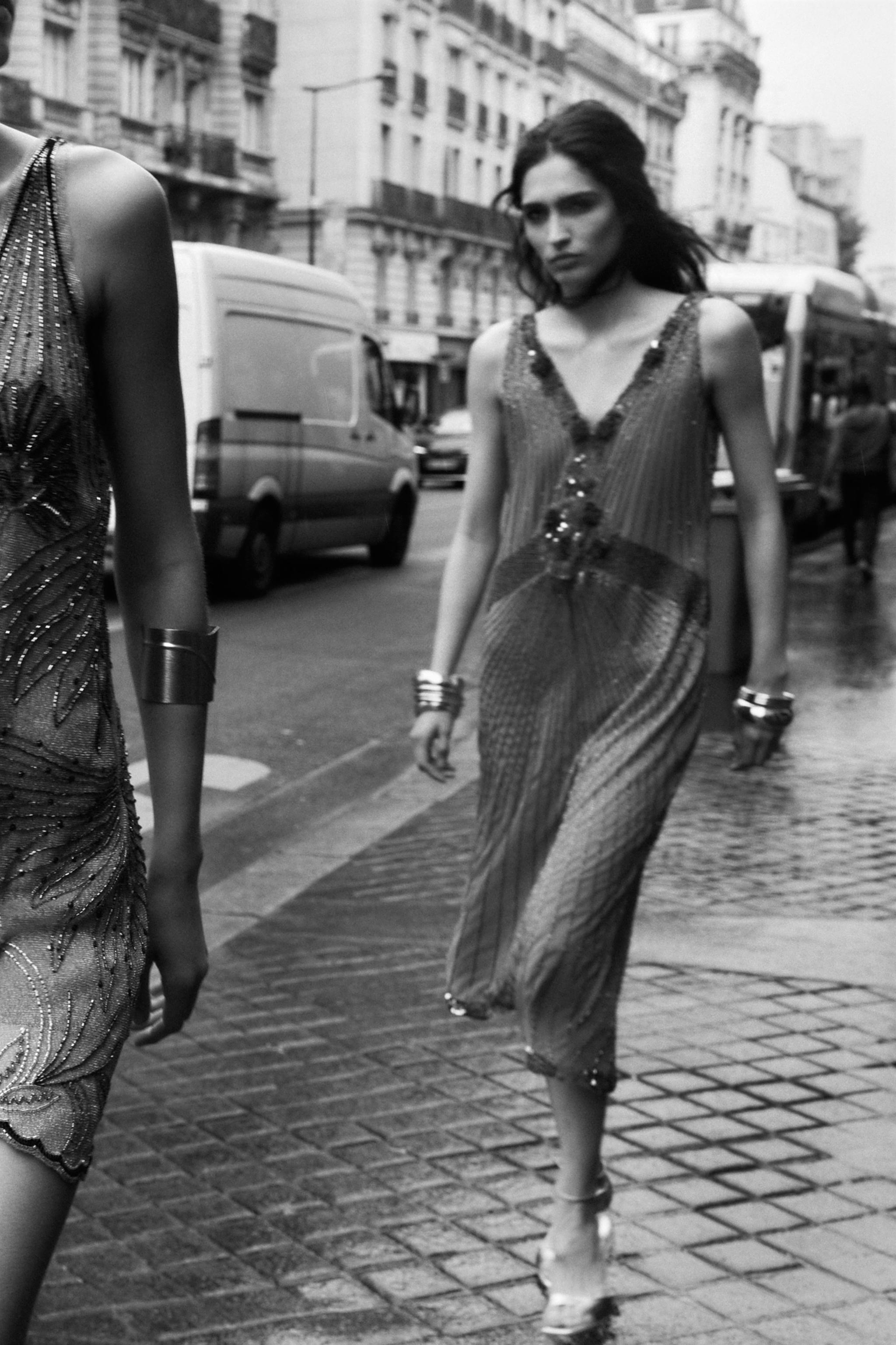 ZW COLLECTION EMBROIDERED BEAD DRESS