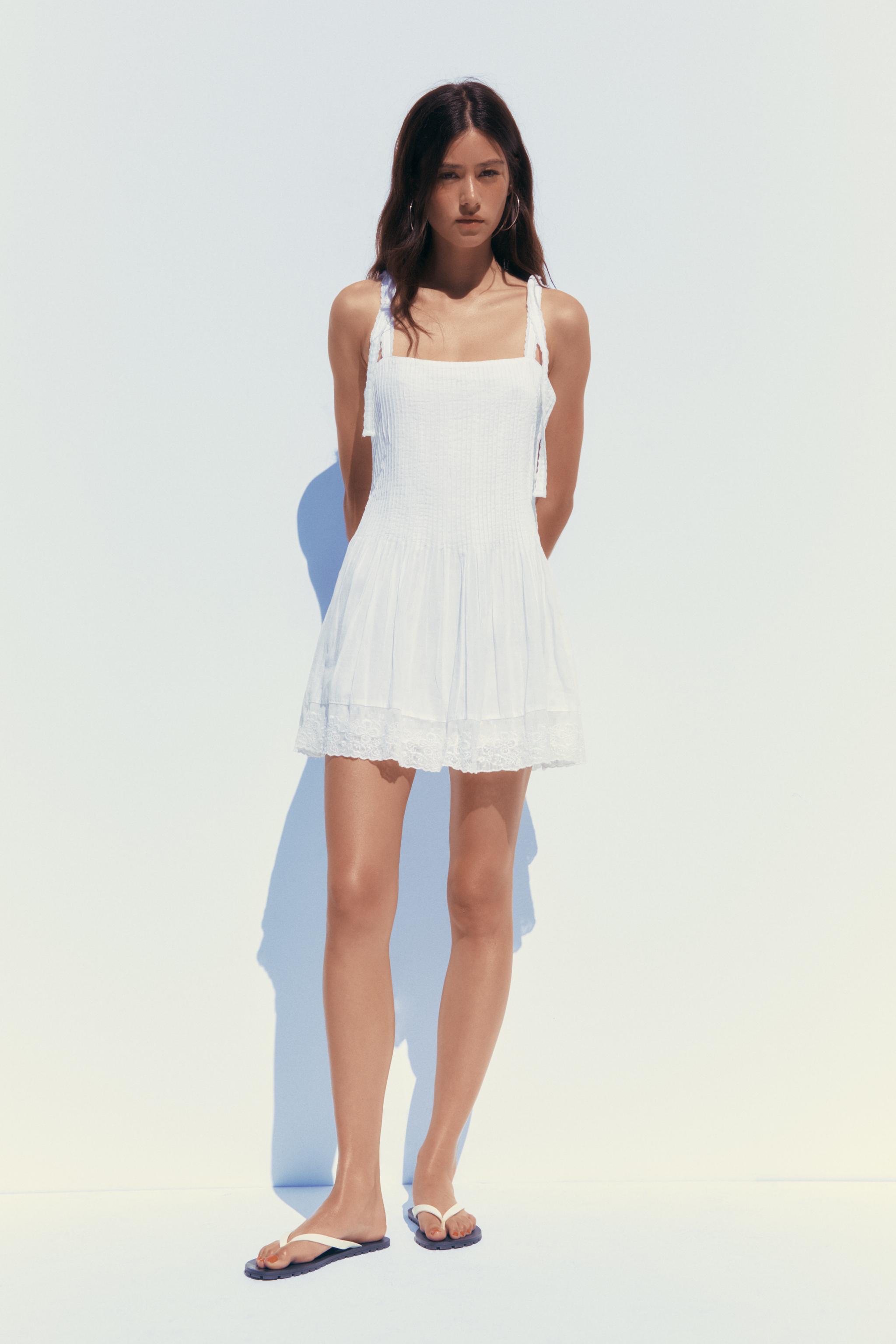 POPLIN SHORT DRESS