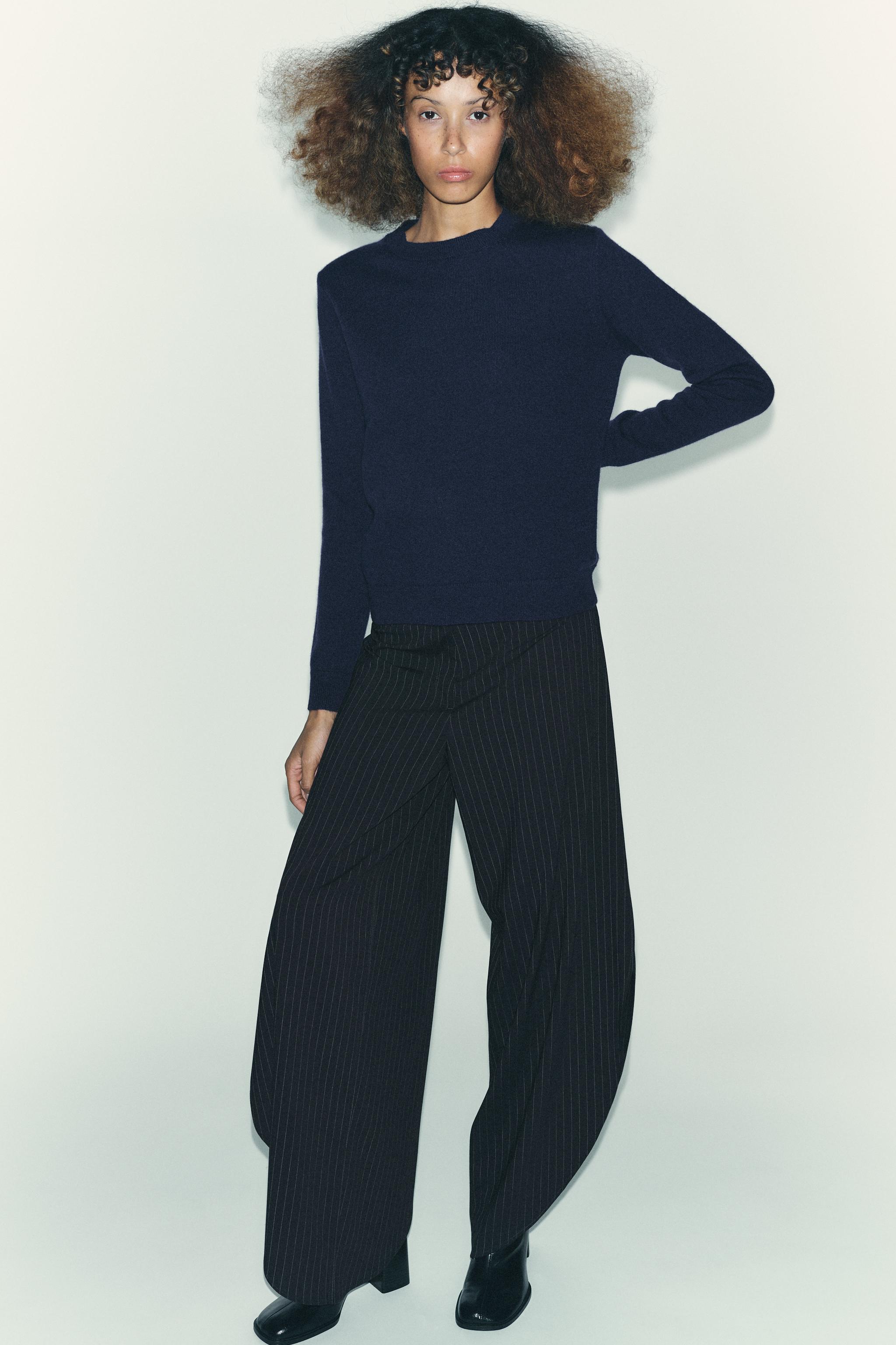 LONG SLEEVE 100% CASHMERE SWEATER