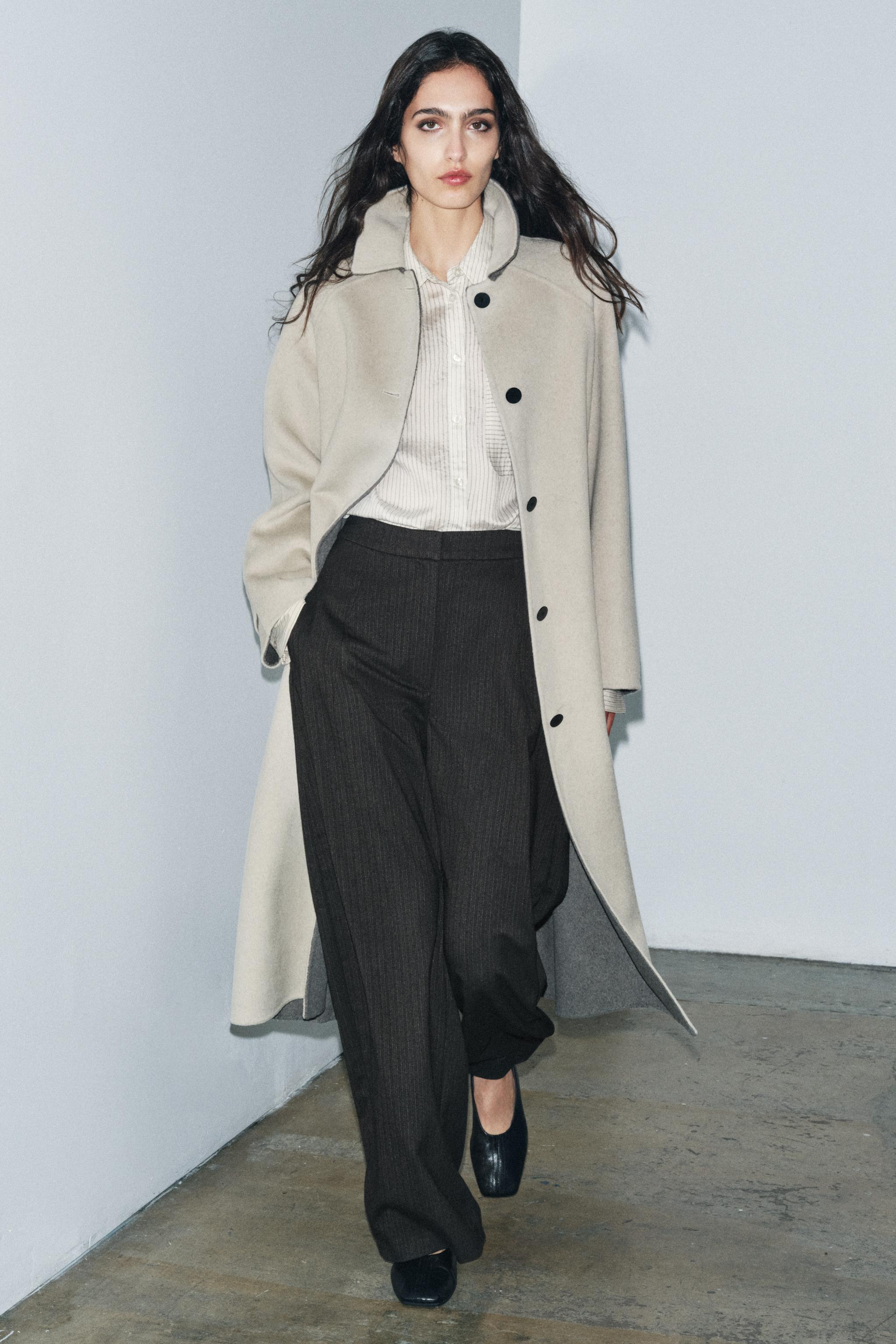 LONG WOOL BLEND COAT ZW COLLECTION LIMITED EDITION