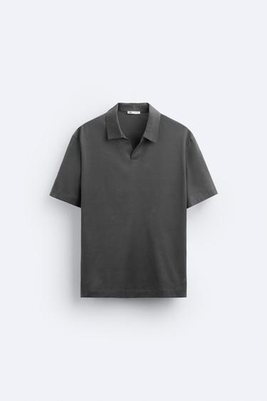 Zara polo 2025 blanco niño