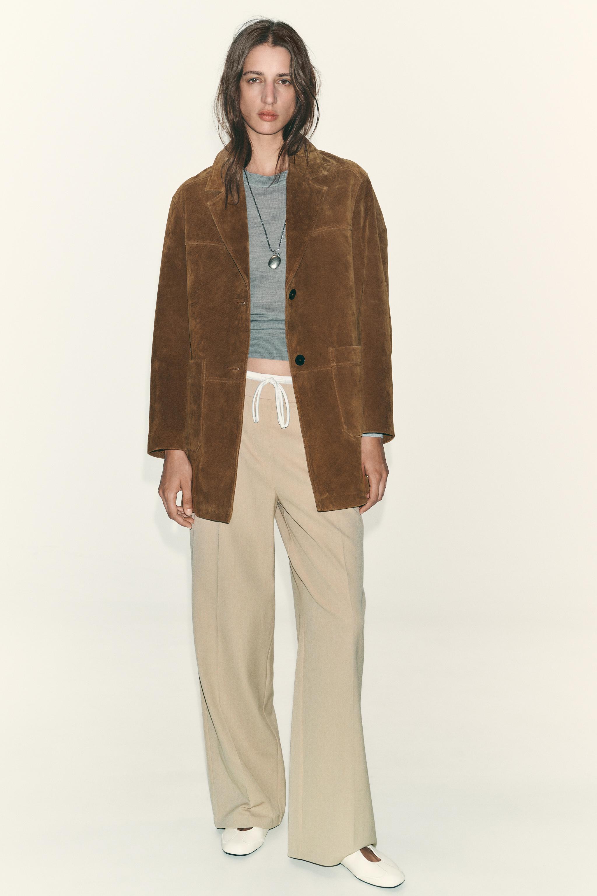 WIDE-LEG TROUSERS WITH DOUBLE WAISTBAND