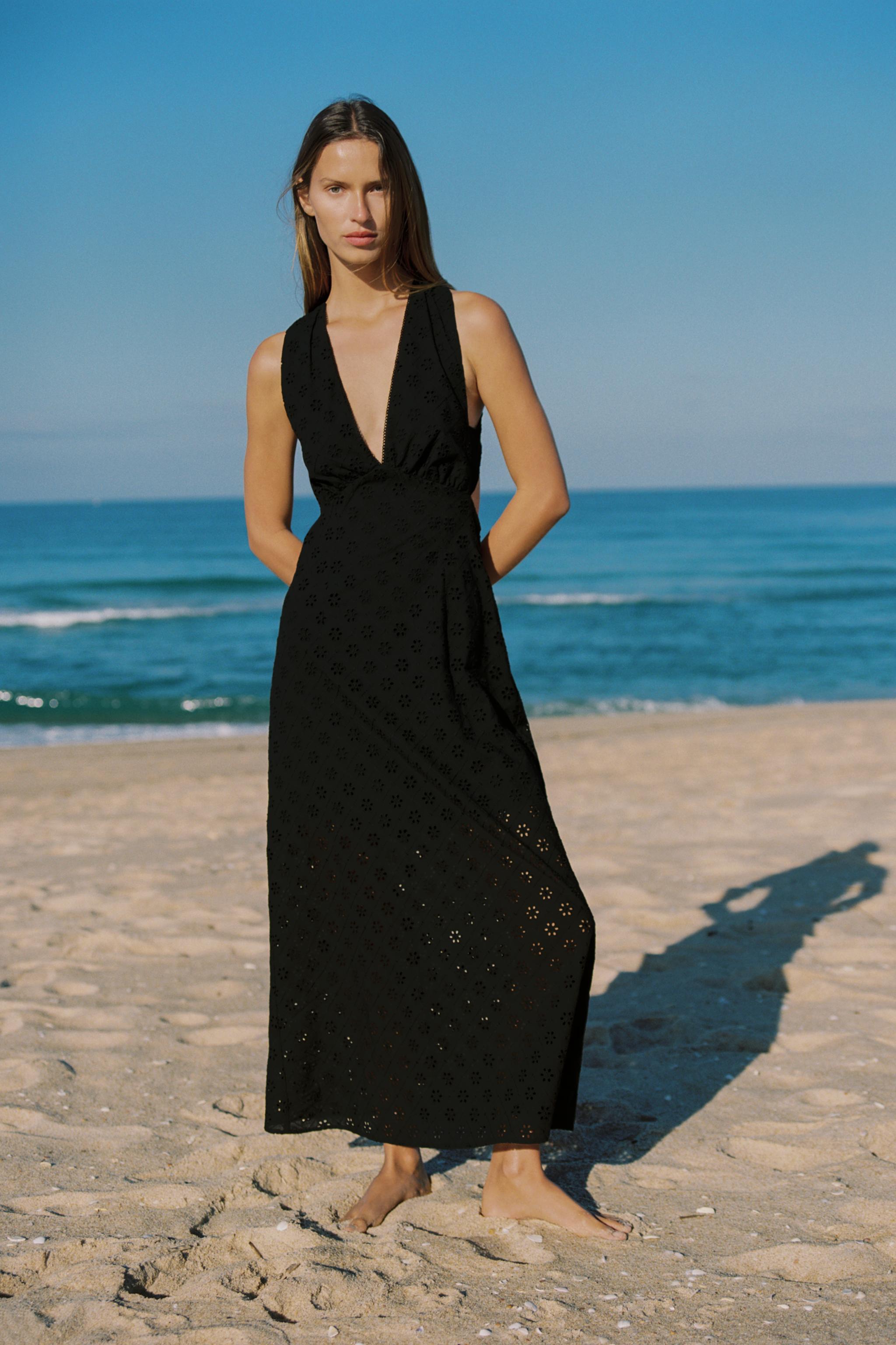 CUTWORK EMBROIDERY DRESS