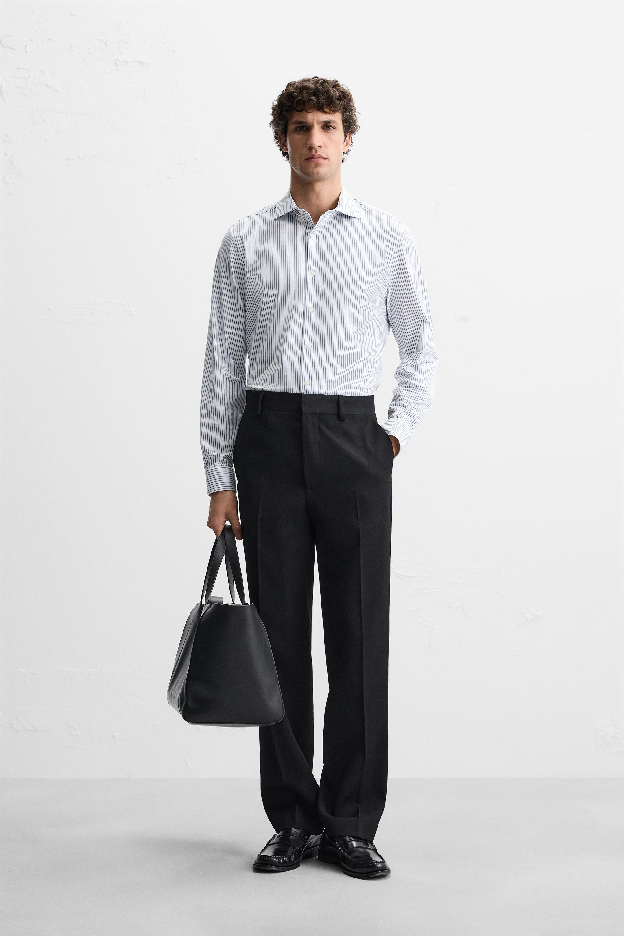 TEXTURED STRETCH SHIRT