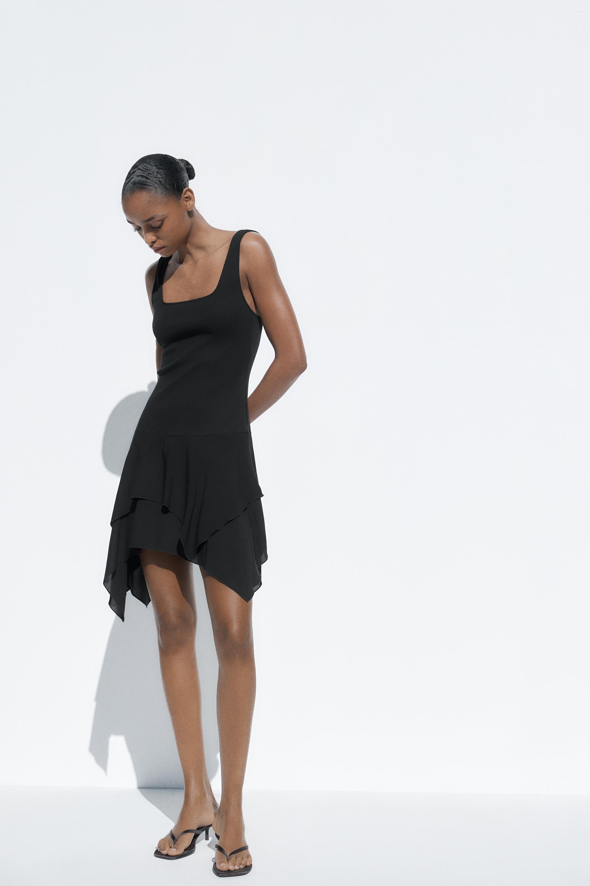 CONTRAST DRESS