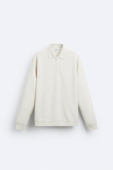 Zara polo online manga larga