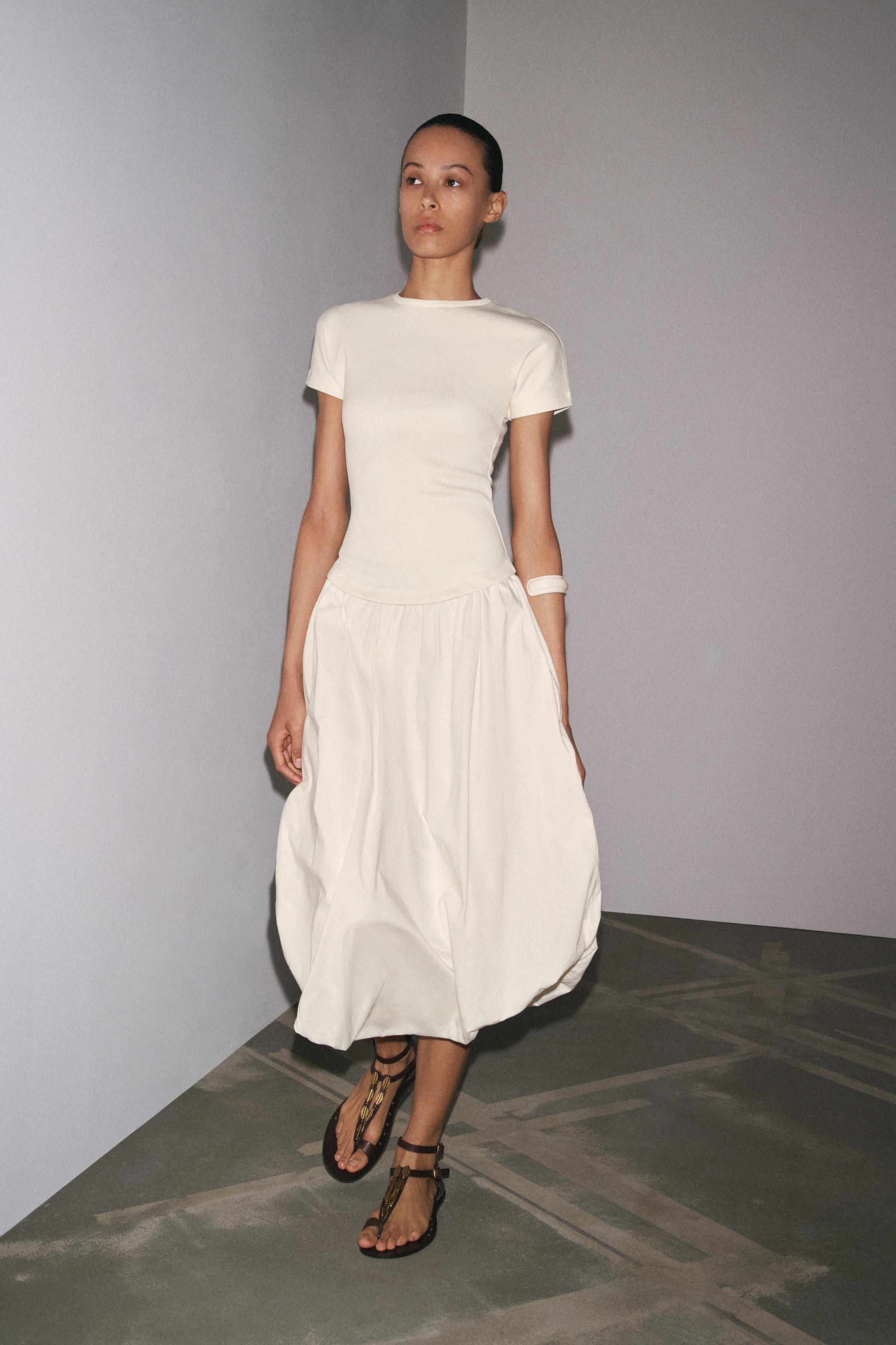 BALLOON COMBINATION DRESS