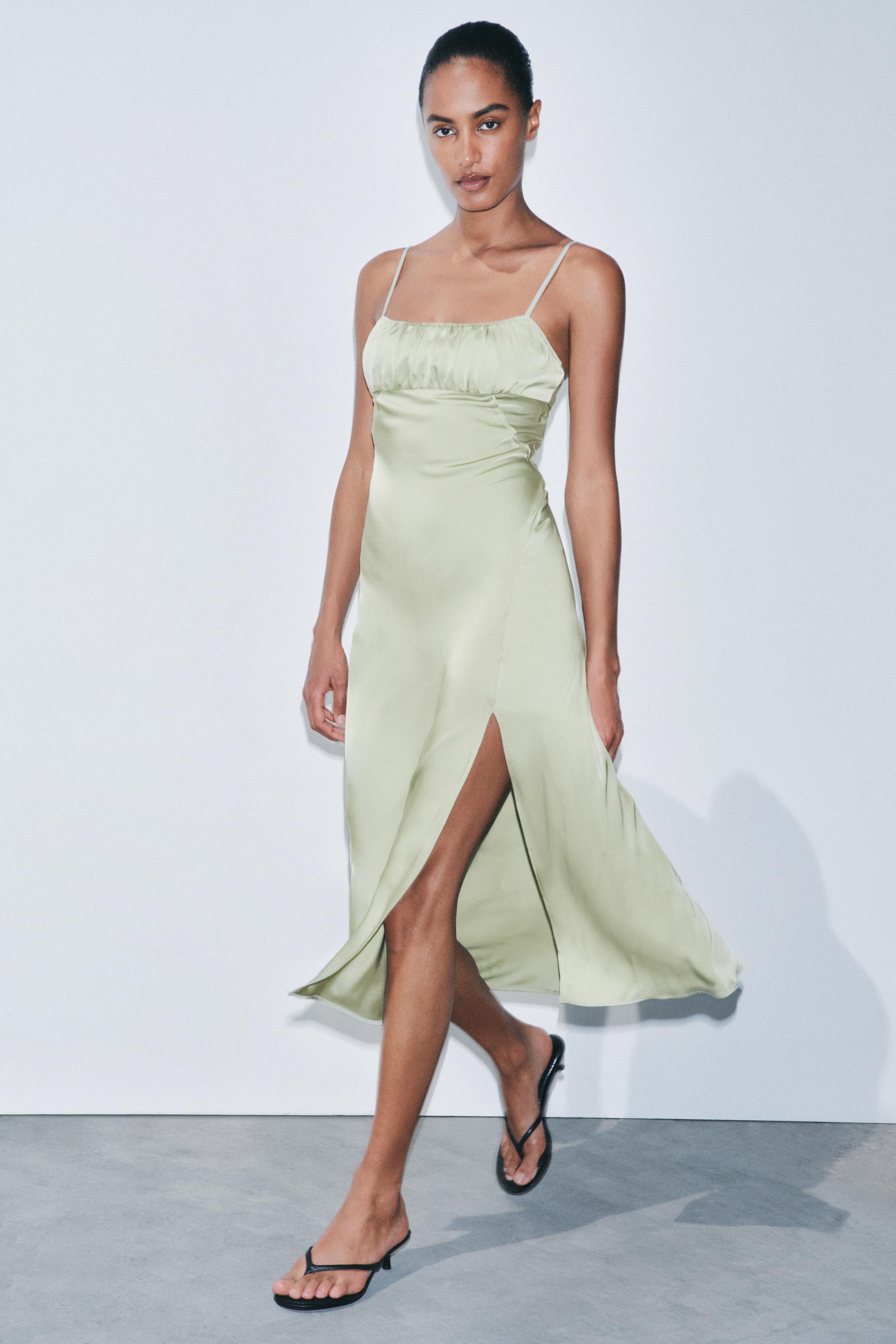 SATIN SLIP DRESS