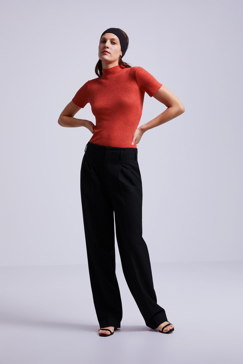 Premium high neck T-shirt