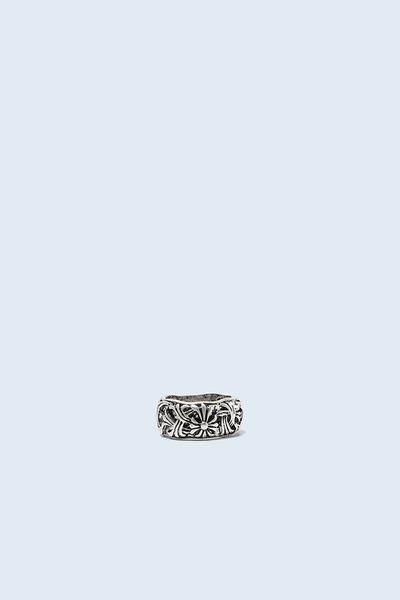Engraved Wide Ring